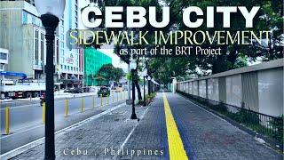 UPDATE‼️Cebu BRT Sidewalk Improvement as of Jan 2025 | Cebu BRT Project, Cebu City Philippines