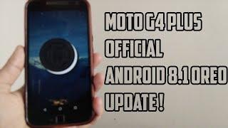 Official 8.1 Oreo Update on Moto G4 plus !