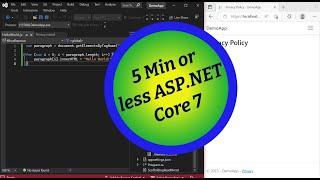 4 Min Tutorial (ASP.NET Core 7) External JavaScript files to Razor pages