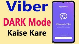 Viber App Dark Mode | How To Enable Dark Mode in Viber | Get Dark/Black Theme on Viber