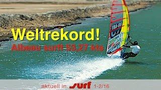 Neuer Speed-Weltrekord im WIndsurfen!