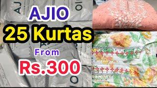 Ajio 25 kurtas #from 300/-#must try Anarkali kurtas#ajio haul#ajio latest collection #chandu vlogs