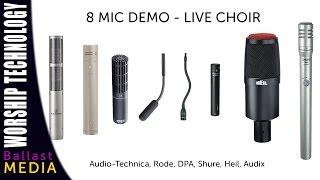 8 Microphone Demo - Live Choir