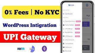Best UPI payment gateway for your website | Instant approval | 0% Settlement fees