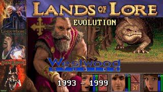 Evolution of Lands Of Lore (1993 - 1999) by Westwood Studios / Virgin - Eye Of The Beholder engine
