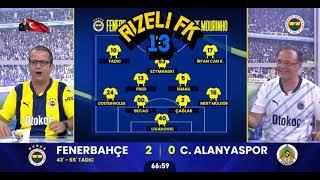 Fenerbahçe 3-0 Corendon Alanyaspor  -FB TV GOL ANLARI- 30 Ağustos 2024