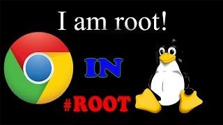 How to run google chrome as root user in linux