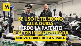 Nuovo codice della strada: SE USO IL TELEFONO IN AUTO, PERDO LA PATENTE. E I 125 VANNO IN AUTOSTRADA