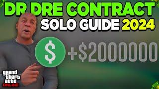 *UPDATED* GTA 5 Online: Dr Dre Contract SOLO Guide! ($2M Per Hour)