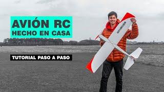 Avión entrenador RC hecho en casa | Cómo hacer un avión RC paso a paso - tutorial completo