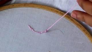 Coral Stitch In Hand Embroidery Stitches Tutorial