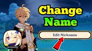 [How To] Change Nickname in Genshin Impact