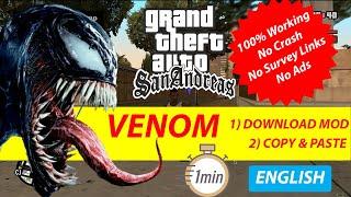 How to install VENOM Mod for GTA San Andreas SA PC | EASY & FAST | Copy & Paste | English | 2022