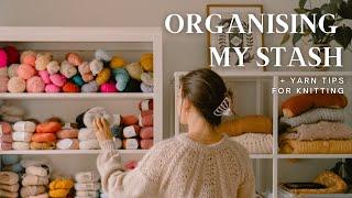 11 Yarn Favorites For Knitting - Organising My Yarn Stash