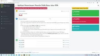 Web PPDB / Aplikasi PPDB/PSB online berbasis web (share gratis)