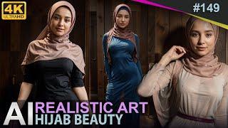 4K Ai Art - Beauty Hijab Fashion | Hijab lookbook #149