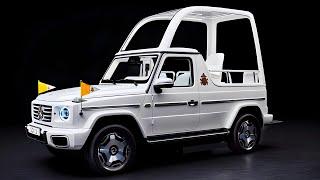 Historic Innovation The Electric Popemobile by Mercedes-Benz | G class | Custom Build