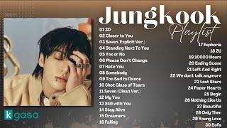Jungkook (정국) of BTS Playlist [solo and cover]  [2023 Updated]