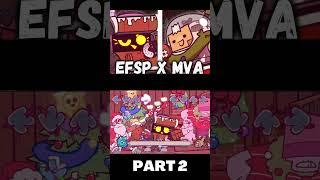 EFSP X MVA (PART 2) (CHRISTMAS) (FNF MOD) #shorts