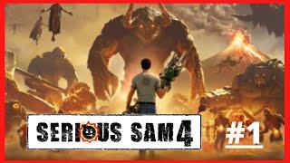 ALIEN METAL SNAKE?! - Serious Sam 4 Lets Play EP #1