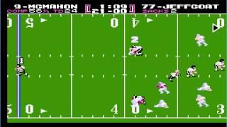 NES: Tecmo Bowl: Jim McMahon-Willie Gault Touchdown [HD]