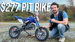 We Bought the World's Cheapest 2 Stroke Pit Bike (from Temu) How Bad Could It Be?