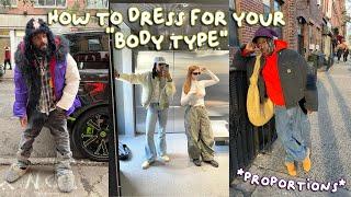 How to dress for your "body-type" | mastering your proportions when styling outfits