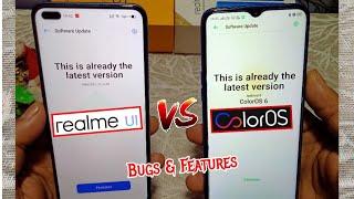 Realme UI Vs ColorOS 6 Full Comparison | Realme UI Bugs & Features | Realme Update