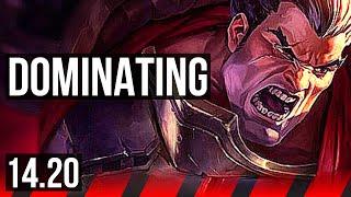 DARIUS vs NASUS (TOP) | Dominating | EUW Diamond | 14.20