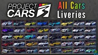 Project Cars 3 - All Cars & Race Cars Liveries