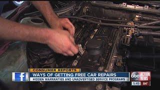 Ways of getting free car repairs