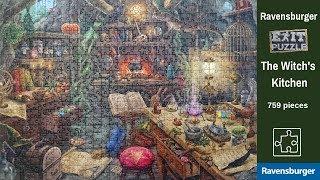 Jigsaw Puzzle - The Witch's Kitchen, Exit Puzzle, by Ravensburger - 759 pieces