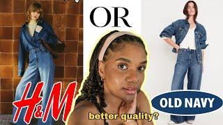 H&M vs. Old Navy: Which Brand Is Better?  Clothing Try-On haul & Honest Review!