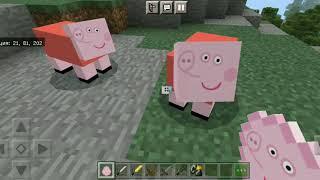 Minecraft(свинка пепа)(Минекрафт)svinka pepa!!