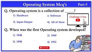 Top 100 Important MCQ's on Operating System - JKSSB - Computer Question - Operating System mcq