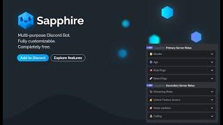 How to set up Discord welcome messages and role menus with Sapphire