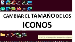 Cómo cambiar el tamaño de los iconos en Windows