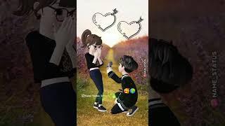 Z Love I Name Status ️ Trending Name Art Video  WhatsApp status #shorts