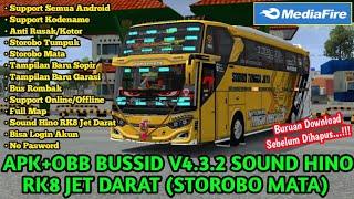 Update...!!! | APK+OBB BUSSID V4.3.2 SOUND HINO RK8 JET DARAT (STOROBO MATA) TERBARU