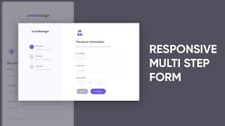 Awesome Responsive Multi Step Registration Form HTML CSS & JavaScript
