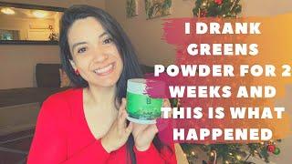 I Drank Greens Powder for 2 Weeks and This Is What Happened | GREENS POWDER | Mauricette Diaz