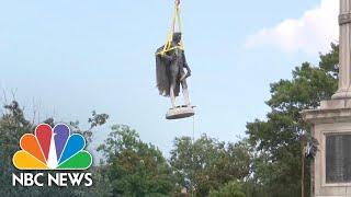 Crews Remove S.C. Statue Of Former Vice President John C. Calhoun | NBC News NOW