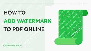 How to Add Watermark to PDF Online | WorkinTool PDF Converter Online