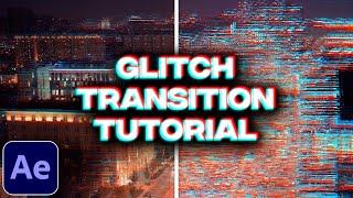Glitch Transition Tutorial in After Effects | RGB Glitch Effect | No Plugins