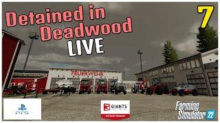 Let's Play LIVE / Detained in Deadwood / Ep 7 / Sunday Funday / FS22 / PS5 / RustyMoney