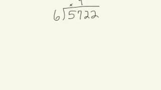 dividing 4 digits by 1 digit