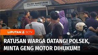 Ratusan Warga di Tasikmalaya Datangi Polsek, Desak Bertemu dengan Pelaku Geng Motor | Liputan 6