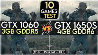 GTX 1060 (3GB) vs GTX 1650 Super | Test In 10 Games In Mid 2023 | Which Is Powerful ?