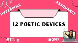 Poetry | Poetic techniques | Literary devices| English Poem Writing | Learn with examples