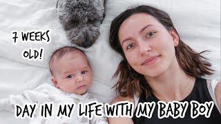 Day In My Life With a Newborn | 7 WEEKS OLD!